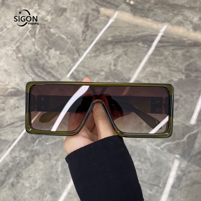 Kính Mát Gọng Tròn Lớn Chống Tia UV Thời Trang Cho Nam Và Nữ