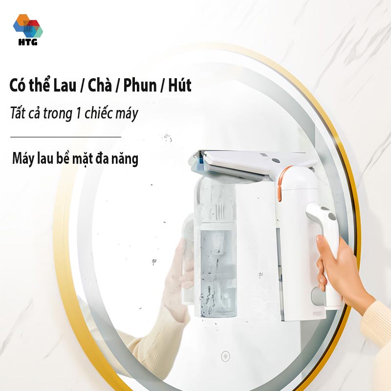 Máy Lau Kính Sawadaki K611 làm sạch bề mặt, Bàn Ăn, Cửa Sổ, Phòng Tắm, Xe Hơi, nhà bếp, không dây chính hãng