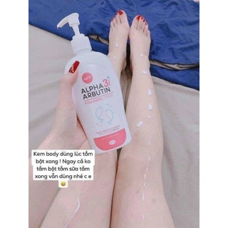 Kem dưỡng trắng da body Alpha Arbutin.
