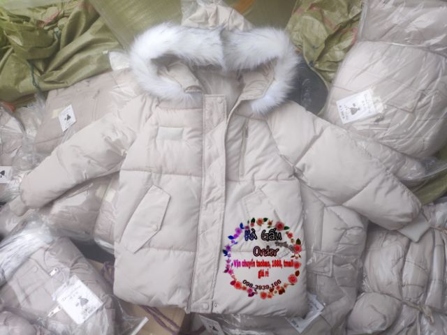 Áo Phao Béo Mũ Lông Nữ Chất Liệu Lót Lông Cao Cấp Tay Bo, Phao Đại hàn - Hà Gấu, có ảnh thật | BigBuy360 - bigbuy360.vn