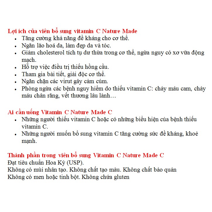 [DATE 2023] Vitamin C Nature Made C 500mg