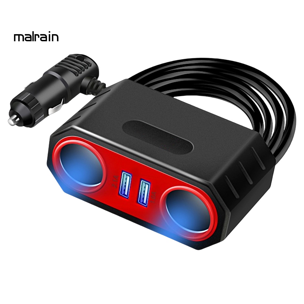 Củ Sạc Điện Thoại 2 Cổng USB 120W 3.1A Cho Xe Hơi