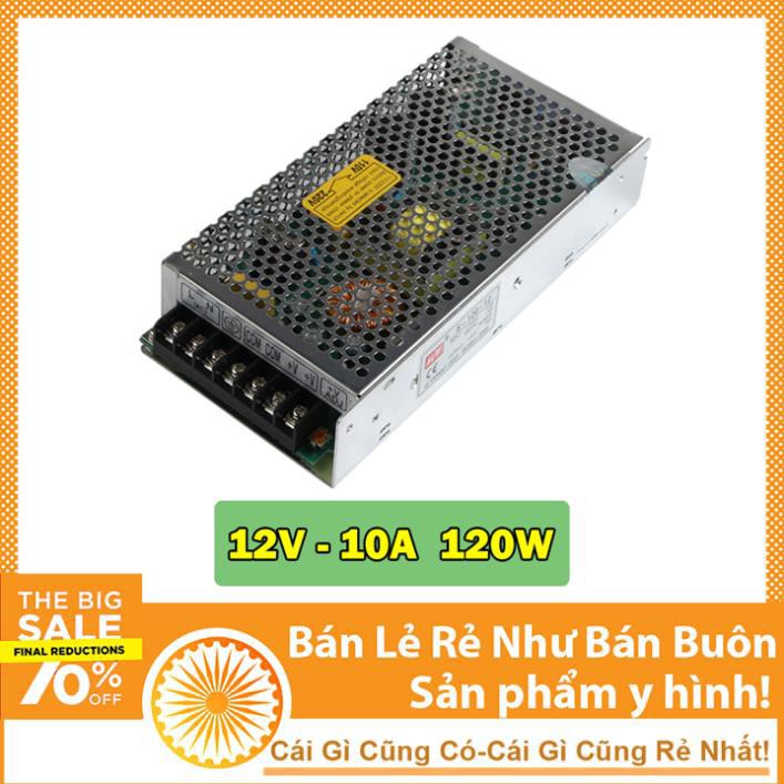 Nguồn Tổ Ong Trong Nhà 12V 10A 2 Tụ - Công Suất Thực 120W