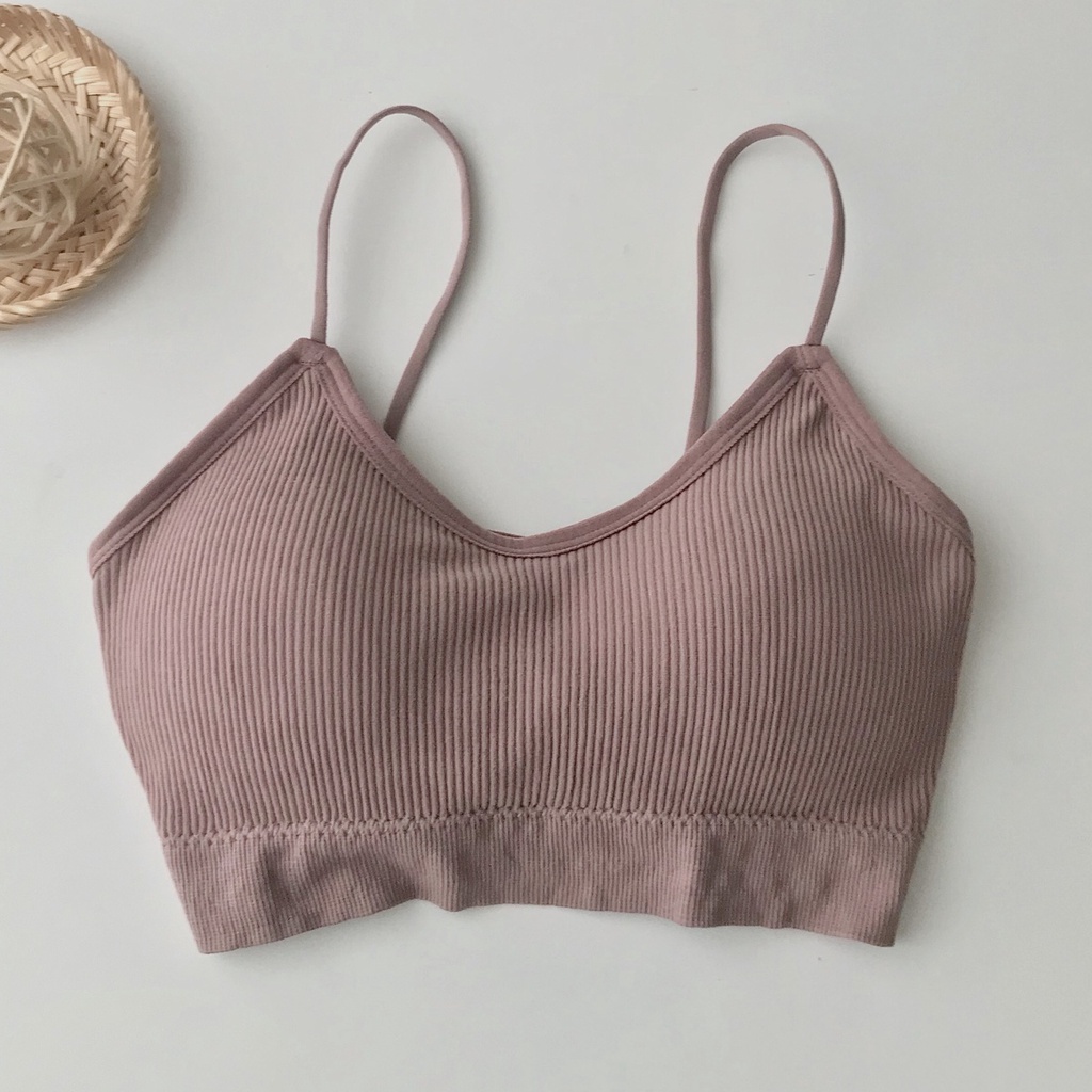Áo Bra Nữ Xinh JEM CLOSET Chất Thun Gân Co Giãn Nhiều Màu Phối Đồ Mặc Đi Chơi Biển Siêu Sexy TELOS 10337