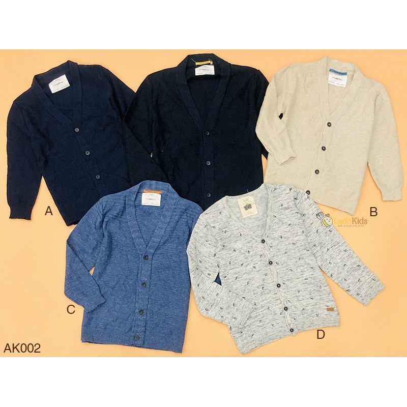 Áo Khoác Len Cardigan size đại Đi Học, Đi Chơi Cho cả Bé Trai, Bé Gái và Cha Mẹ  - AK03