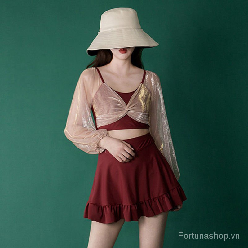 Bộ Đồ Bơi Hai Mảnh Phong Cách Hàn Quốc Thời Trang Mùa Xuân Mới Cho Nữ | BigBuy360 - bigbuy360.vn