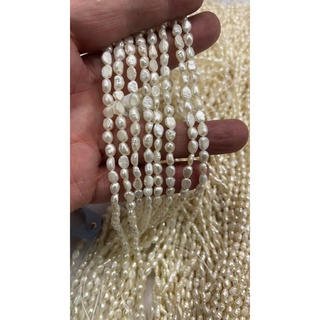 Hạt Ngọc Trai baroque Tự Nhiên 4-5mm Màu Sắc Tươi Tắn Làm Trang Sức