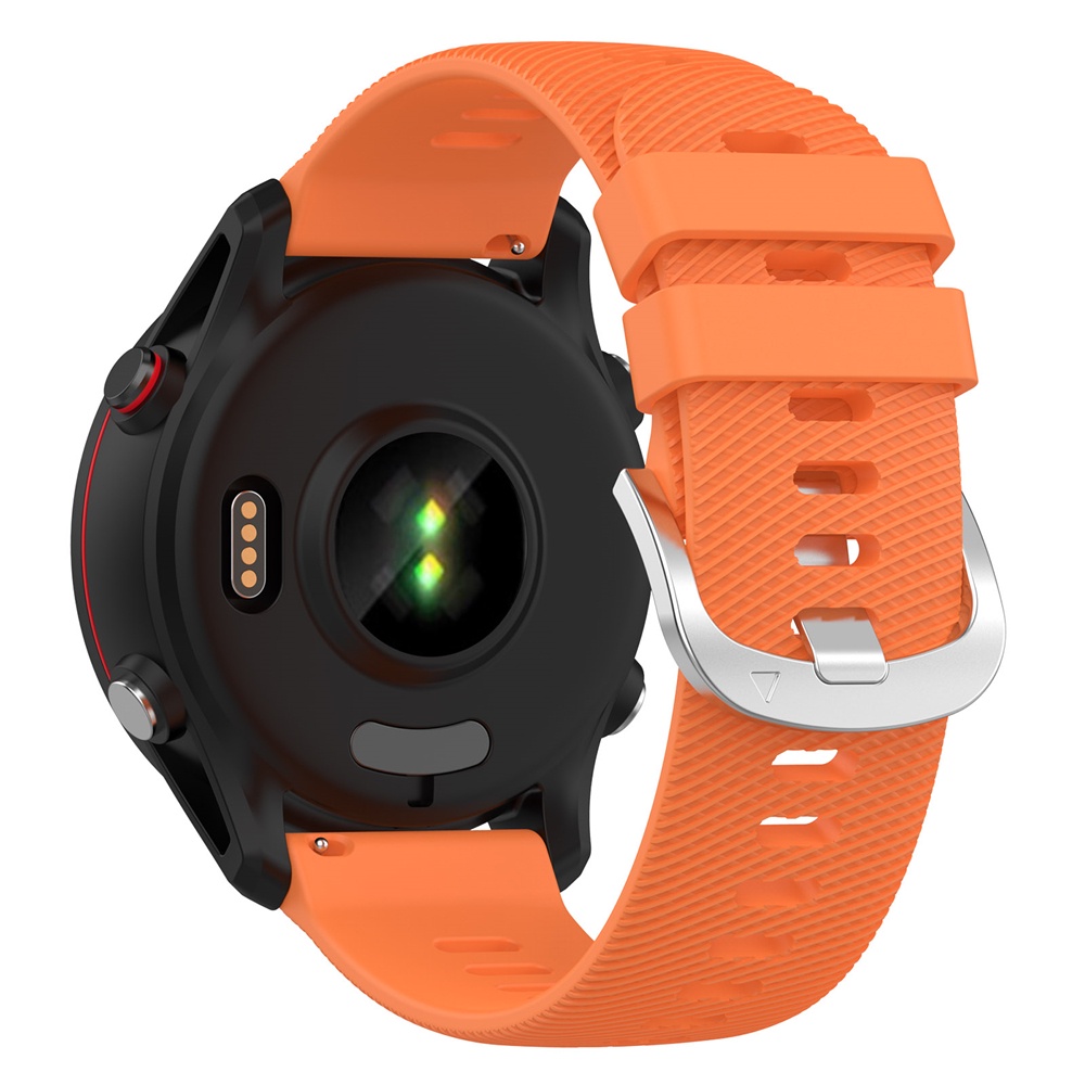 Dây Đeo Thay Thế Chất Liệu Silicon Màu Trơn Cho Garmin Forerunner 255