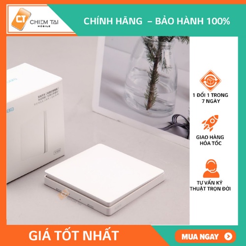 [CHIECTG10 GIẢM 10K] Công tắc thông minh Aqara ZigBee (chung bộ Homekit)