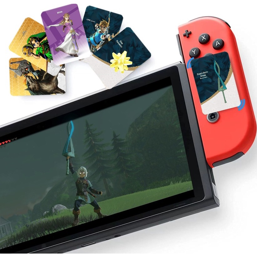 Set 36 Tấm Thẻ Liên Kết Công Tắc Apocalypse The Legend of Zelda Breath of The Wild Calamity