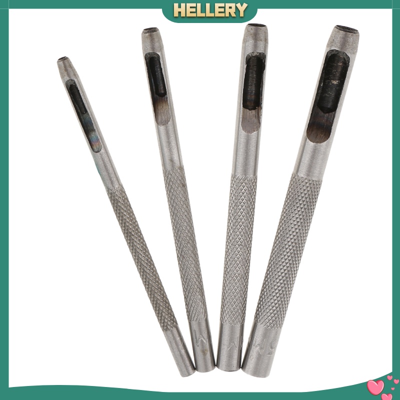 Bộ 4 Dụng Cụ Đục Lỗ Thắt Lưng Da 2 / 3 / 4 / 5mm