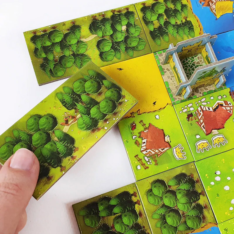 Bảng Trò Chơi kingdomino Phiên Bản Tiếng Anh