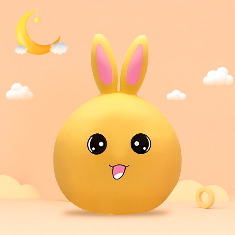 Đèn Ngủ Để Bàn Vinyl Hình Thỏ Dễ Thương Sáng Tạo FT2428