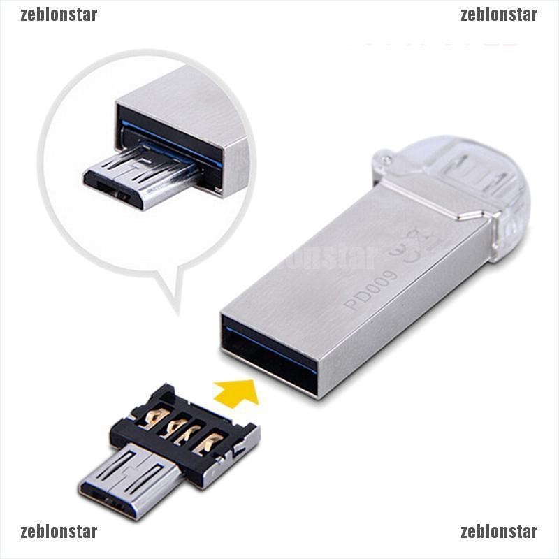 ❤star 2X Micro USB Male to USB Female OTG Adapter Converter For Android Tablet Phone ▲▲