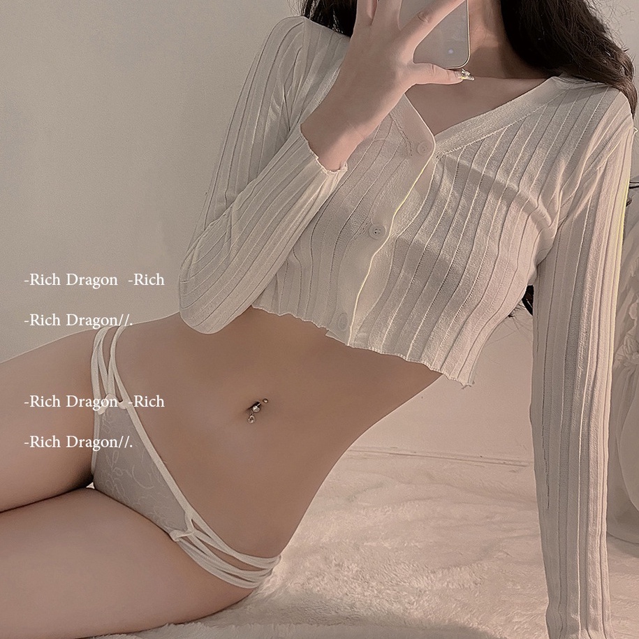 Quần Lót Ren Nữ Sexy iBRA Cạp thấp gợi cảm lưới xuyên thấu Đen Trắng nhiều kiểu dáng Quyến Rũ IBRA'S STORE
