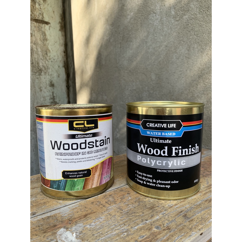 Combo Wood Finish Ultimate + Sơn lau gỗ gốc dầu mã đầu 5 tùy chọn theo bảng màu