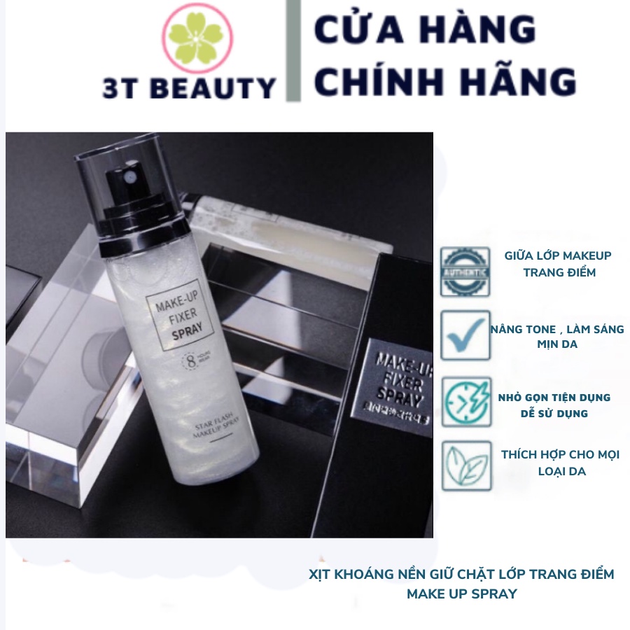 Xịt khoáng nền giữ chặt lớp trang điểm Make Up SPRAY PVN3703