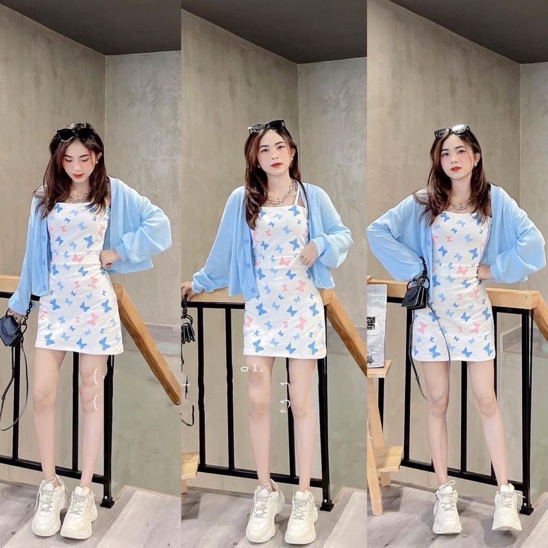 SET BƯỚM 3 MÓN NHƯ HÌNH BIGSIZE CHÂN VÁY CÓ QUẦN | BigBuy360 - bigbuy360.vn