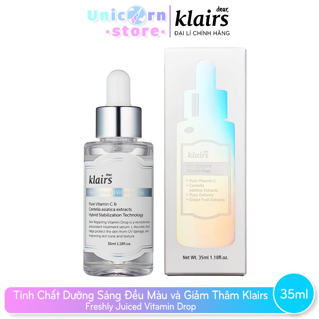 Klairs Freshly Juiced Vitamin Drop Tinh chất Vitamin C cho da nhạy cảm