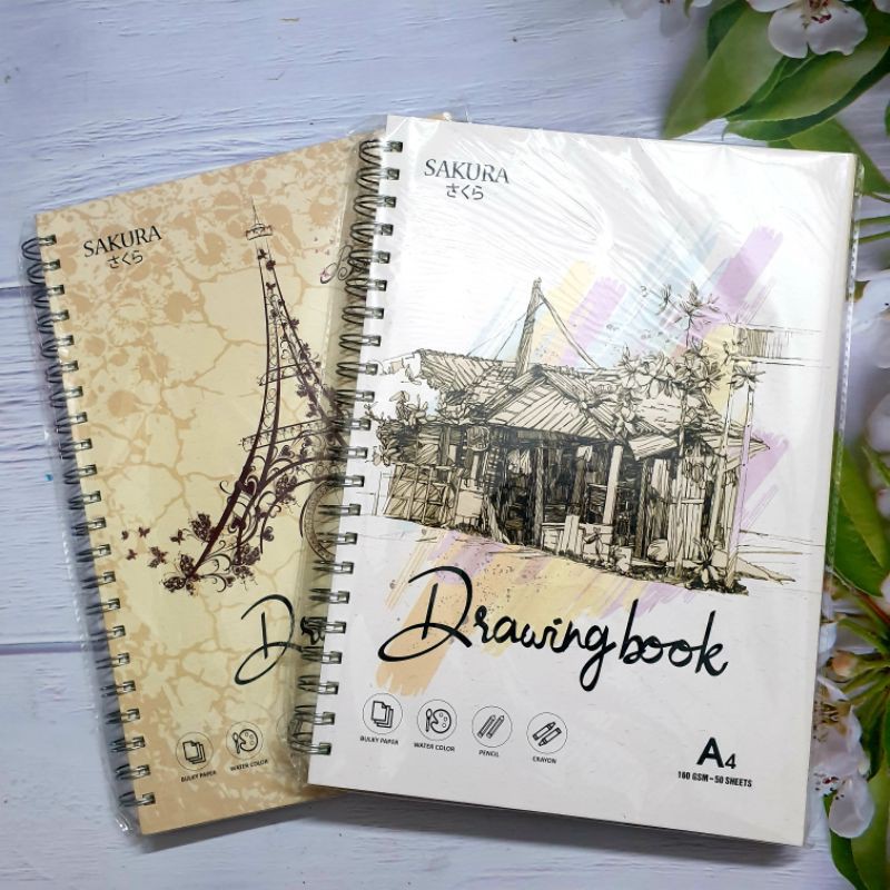 Sổ vẽ a4, sketch book loại đẹp có thể làm vở vẽ học sinh