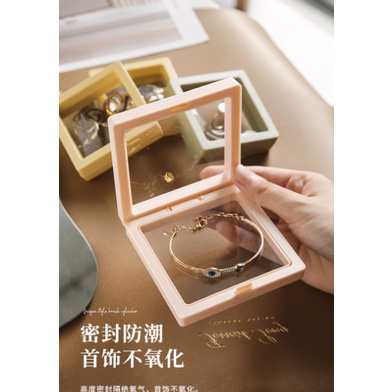 Hộp nhựa PE trong suốt chống bụi đựng trang sức tiện dụng DIY - MyNa Mart