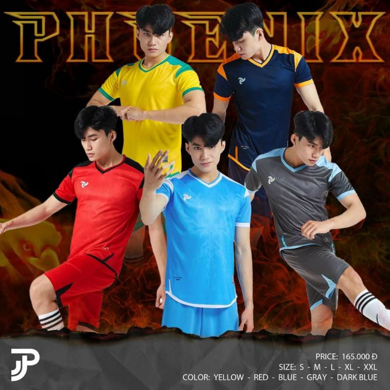 BỘ ĐỒ ĐÁ BANH JUSTPLAY  PHOENIX PHƯỢNG HOÀNG LỬA TUNG CÁNH