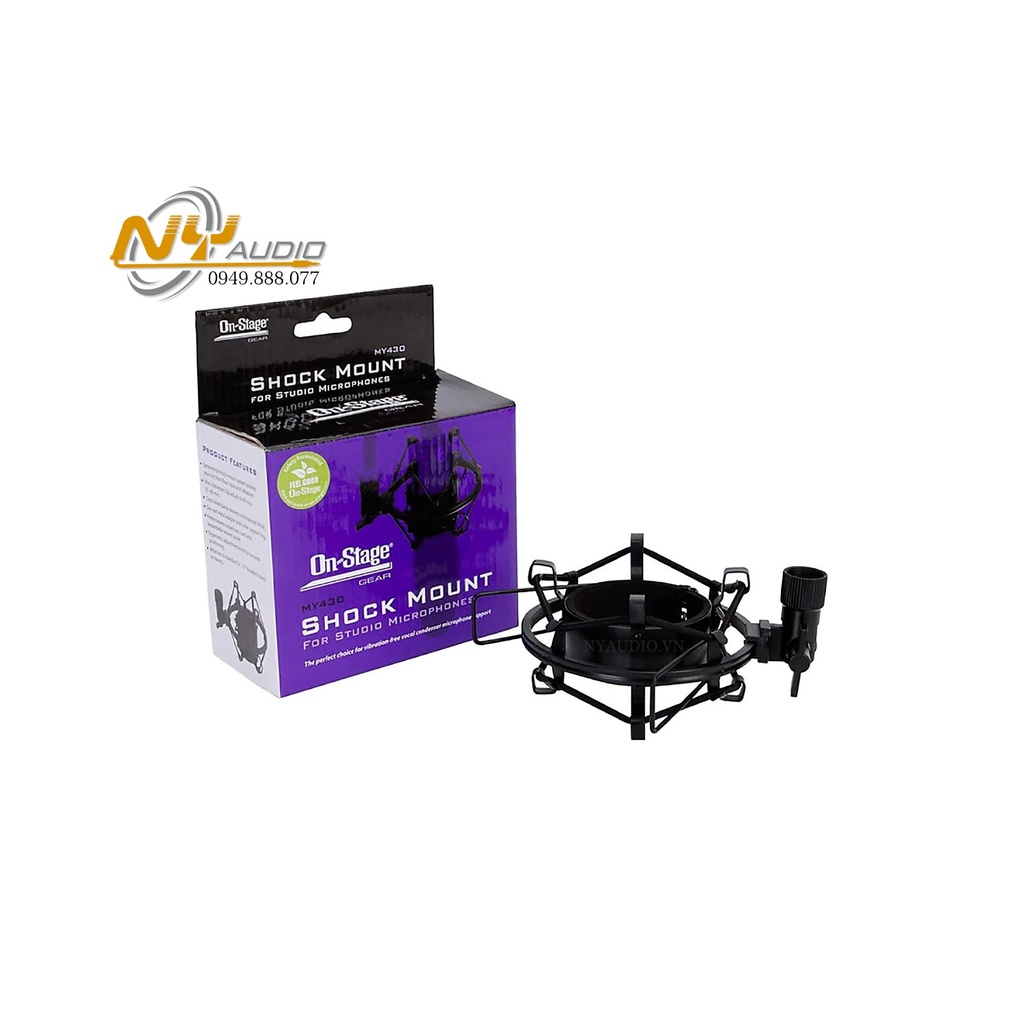 Phụ kiện micro On-Stage MY430 Shock Mount Microphone