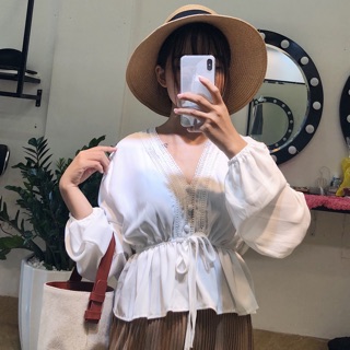 Áo sơmi tay bồng