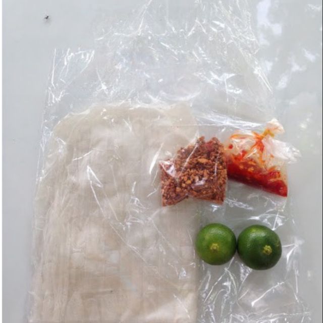 Bánh tráng ớt tắc/sate tắc