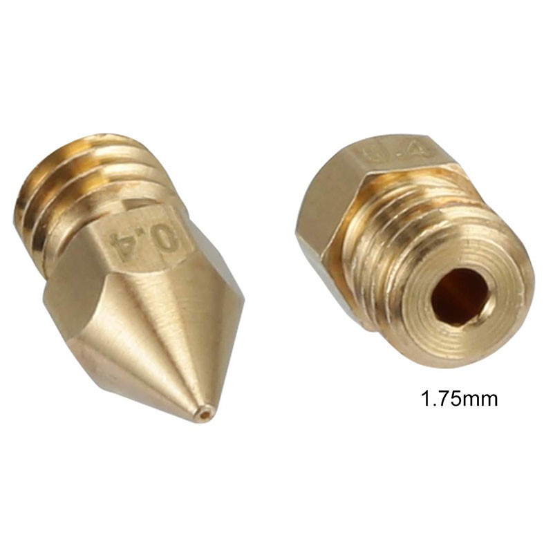 Bộ 50 Vòi Phun Máy In 3d Mạ Vàng K8 0.4 mm Cho Ender 3 Anet A8 Makerbot Mk8 C-10 Cr-10S S4 S5 3pro 5 | BigBuy360 - bigbuy360.vn