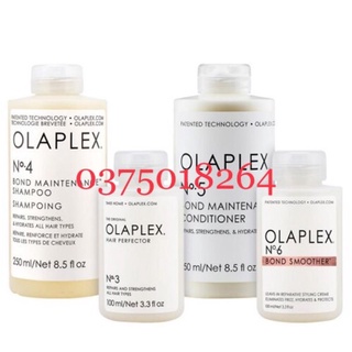 🇺🇸 Combo dầu gội xả và Olaplex No.3 - No.6 hàn gắn lien kết tóc 250mlx2/100mlx2(NEW-2024)
