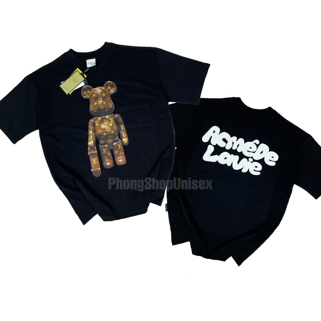 Áo thun ADLV Bearbrick, Áo phông tay lỡ nam nữ Form rộng chất Cotton PhongShopUnisex
