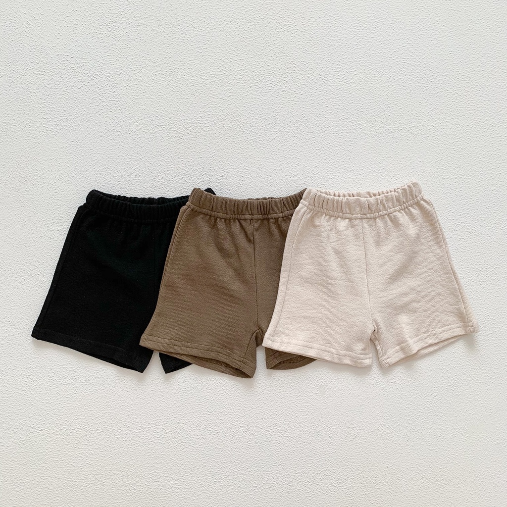 Bộ Đồ Ngủ 2 Món Bằng Vải Cotton Màu Trơn Thời Trang Mùa Hè Cho Bé Sơ Sinh 1 Tuổi