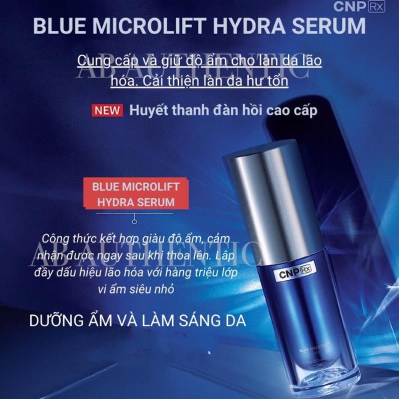 Combo 10 gói tinh chất cấp nước phục hồi da Blue Microlift Hydra CNP RX Serum