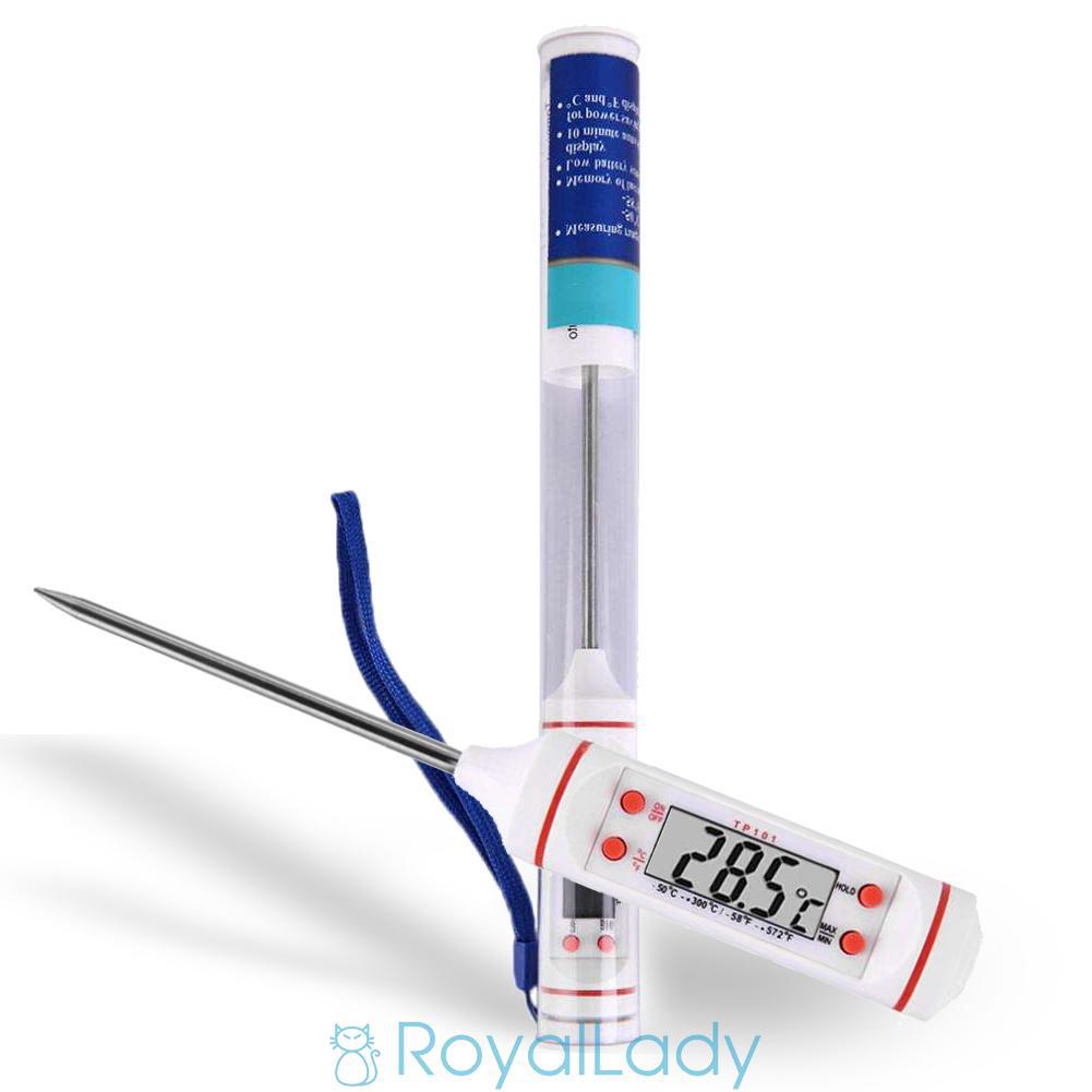 Digital Food Thermometer Kitchen BBQ Meat Probe Temperature Meter Large Display