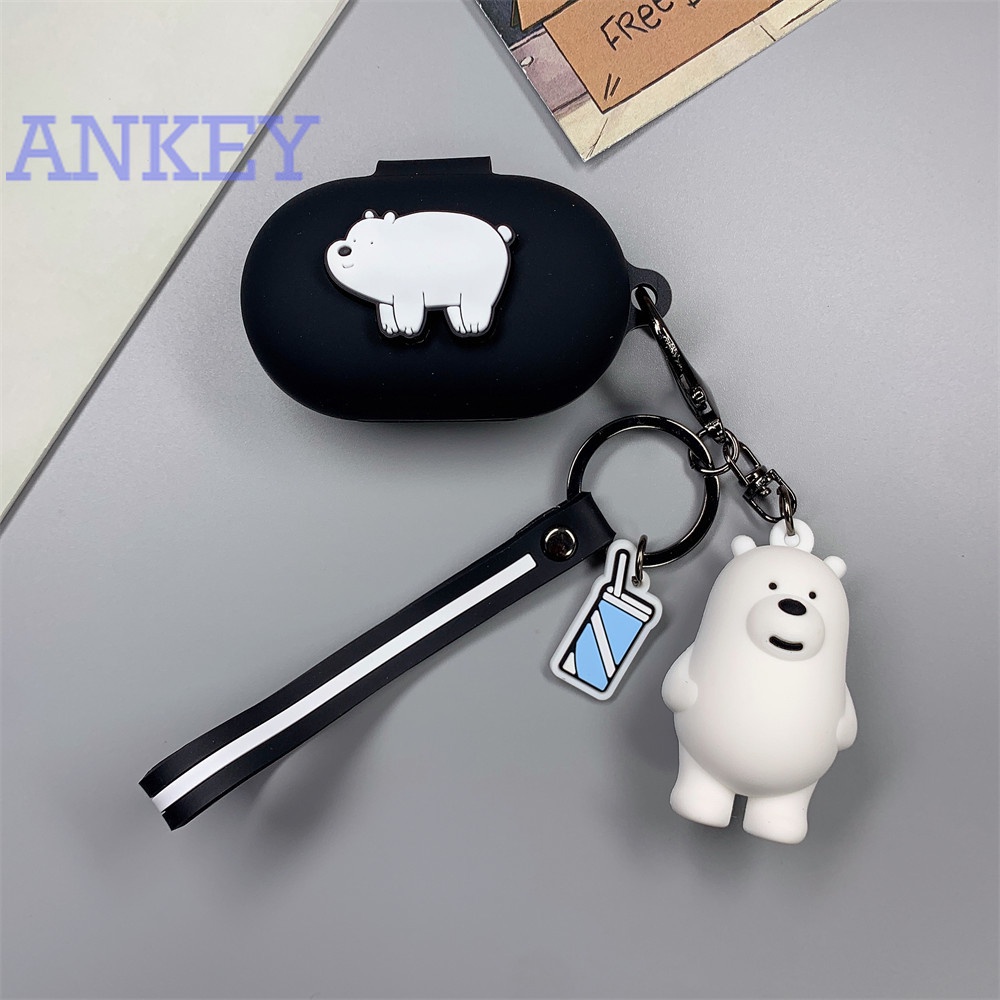 Sony WF-C700N Case Earphone C700N Silicone Bear Panda Cartoon Earbuds Waterproof Case Soft Protective Cover