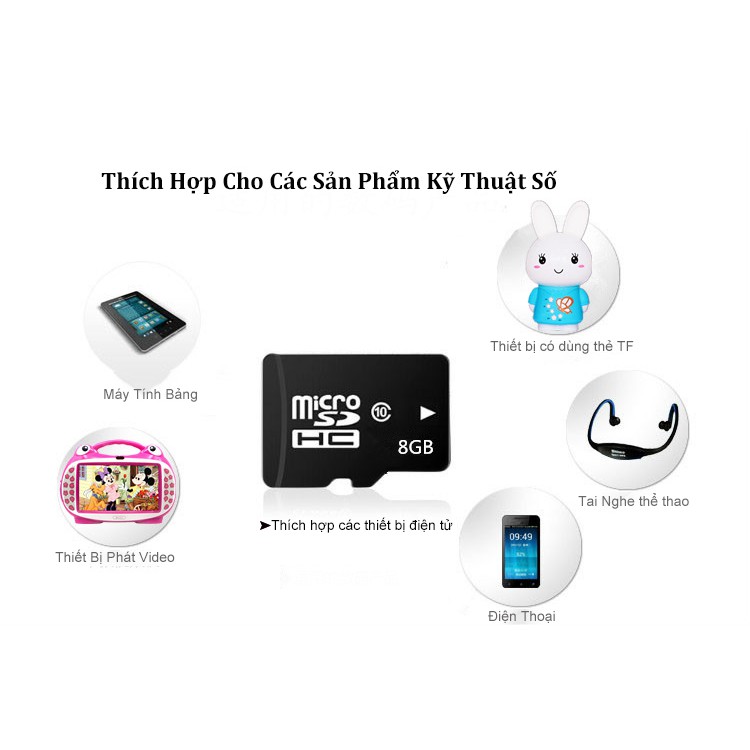 Thẻ Nhớ Micro SD ROBOT TF Card 16GB/ 32GB/ 64GB - Dành Cho Nhiều Loại Thiết Bị Camera, Laptop, Loa, Điện Thoại