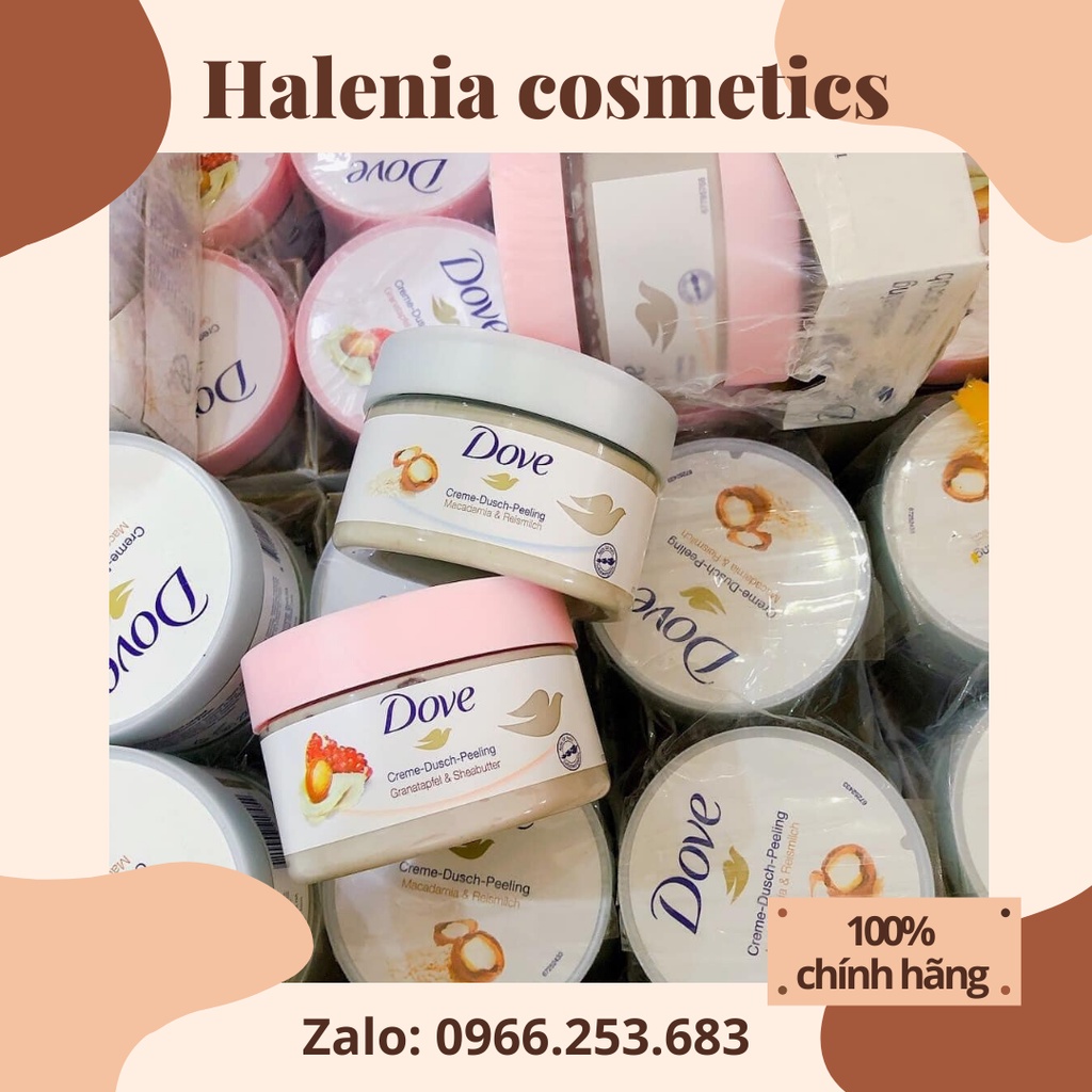 Tẩy da chết Body DOVE ĐỨC - Dove Creme-Dusch- Peeling