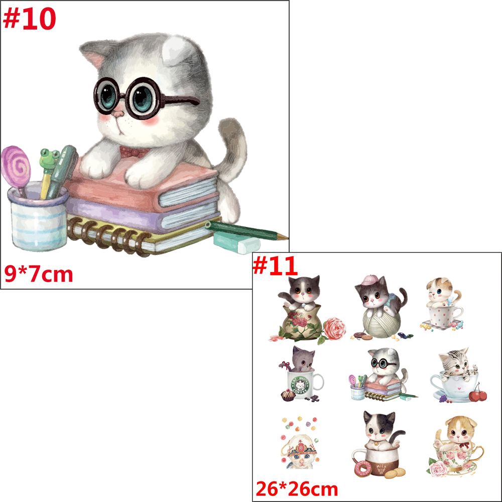 KUNHEV Miếng Dán Ủi Quần Áo Hình Hoa Đa Dạng Xinh Xắn