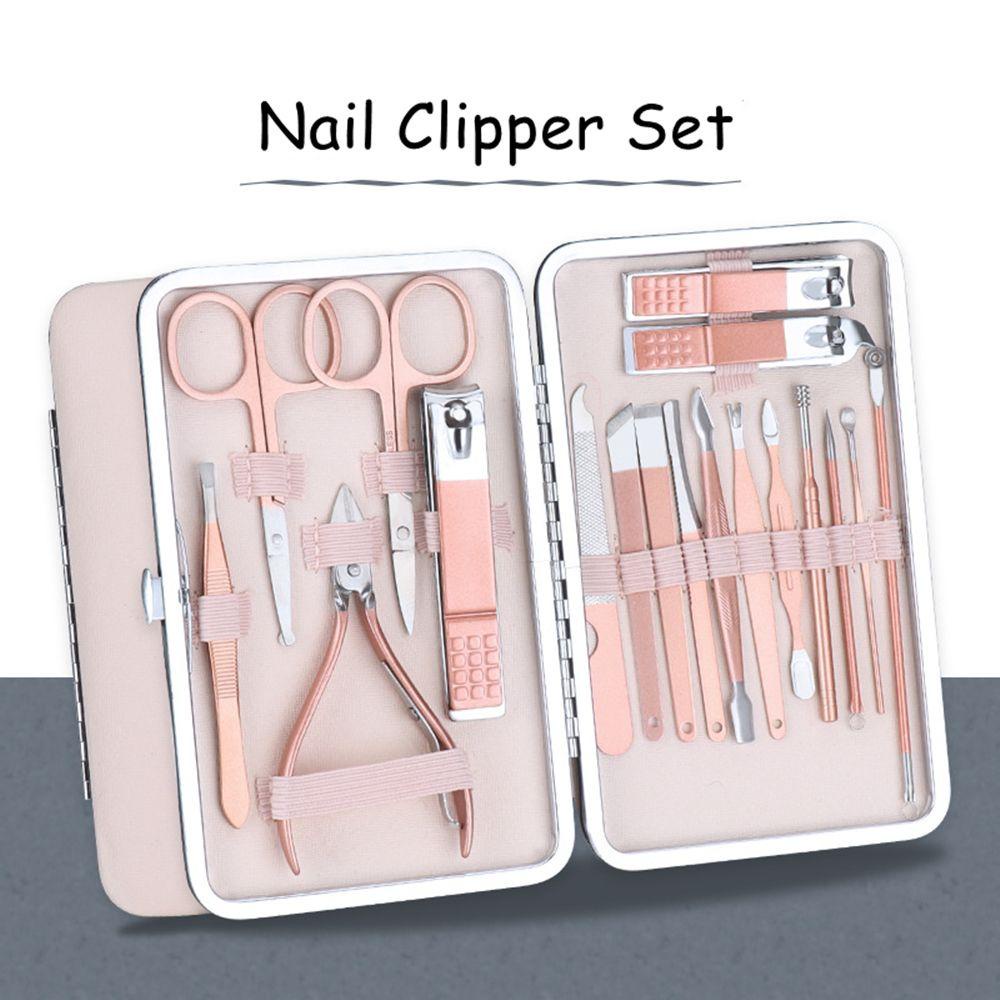 BSUNS Set 7 / 10 / 12 / 16 / 18 Dụng Cụ Làm Móng Bằng Thép Không Gỉ