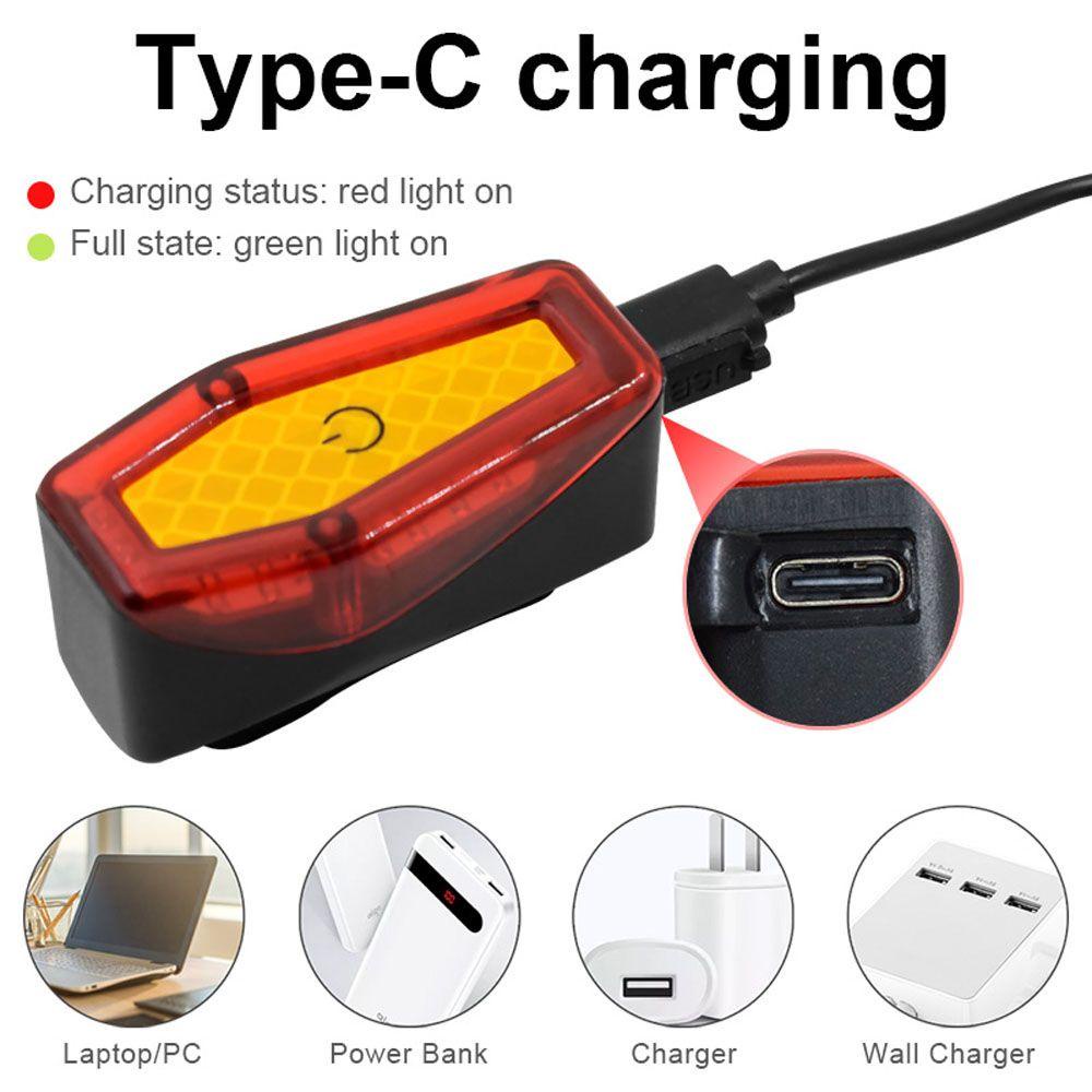 Đèn Hậu Cảnh Báo An Toàn Chống Nước 500mAh Gắn Xe Đạp Thể Thao Ngoài Trời