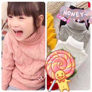Combo sỉ 8 Áo len cổ lọ cho bé