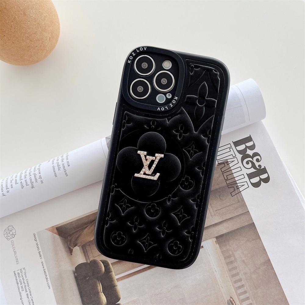 Ốp Điện Thoại Da Dáng Vuông Màu Kẹo Cho iPhone 13 12 11 Pro Max