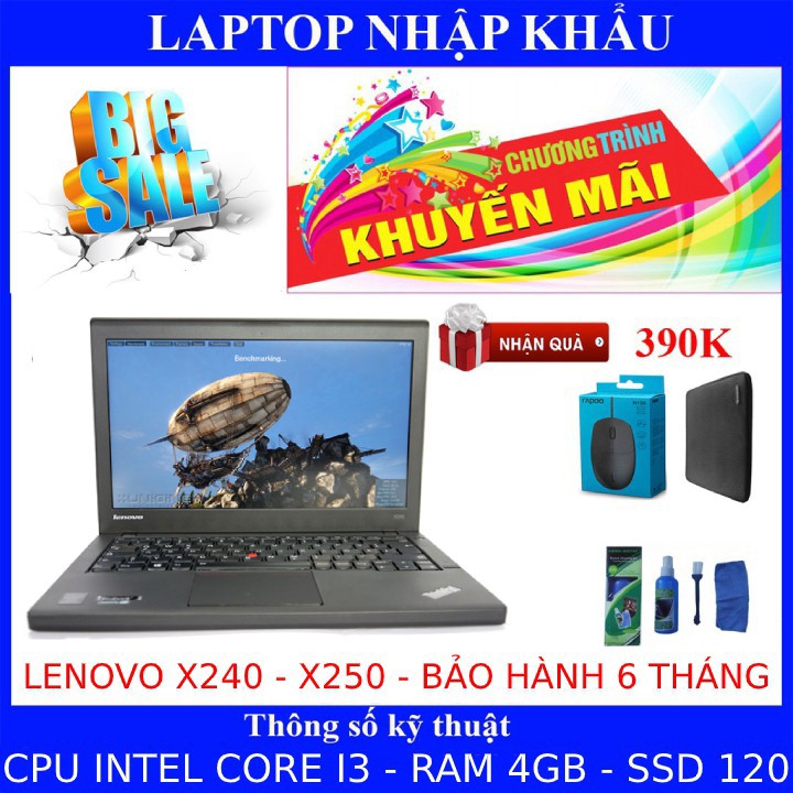 LAPTOP -Lenovo Thinkpad -  Quà tặng trị giá 490k- máy chạy cực kỳ bền