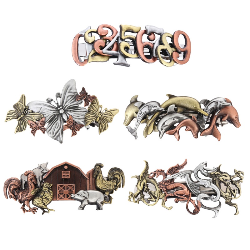 Kẹp Tóc Nhiều Kiểu Dáng Phong Cách Gothic