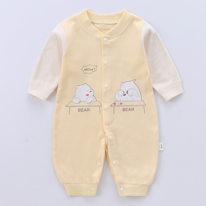 Body liền thân, bodysuit dài tay cotton cho bé trai và bé gái sơ sinh từ 3-14kg, hàng đẹp xuất nhật - BD30