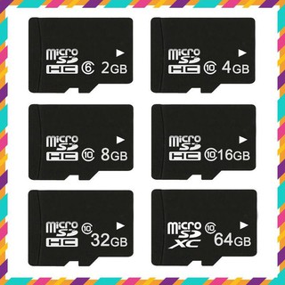 [Giá Gốc] Thẻ nhớ MicroSD Class 10 Tốc độ cao (Đen) 2GB/4GB/8GB/16GB/32GB/64GB