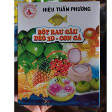 1 GÓI BỘT RAU CÂU CÁ DẺO VÀ CÁ DẺO 3D TUẤN PHƯƠNG