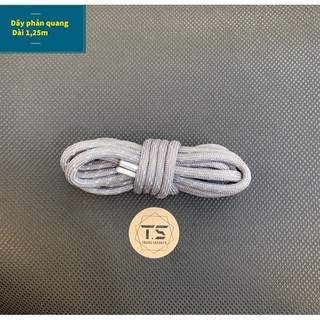 Dây Giày EQR Xám Tròn Phản Quang Chính Hãng