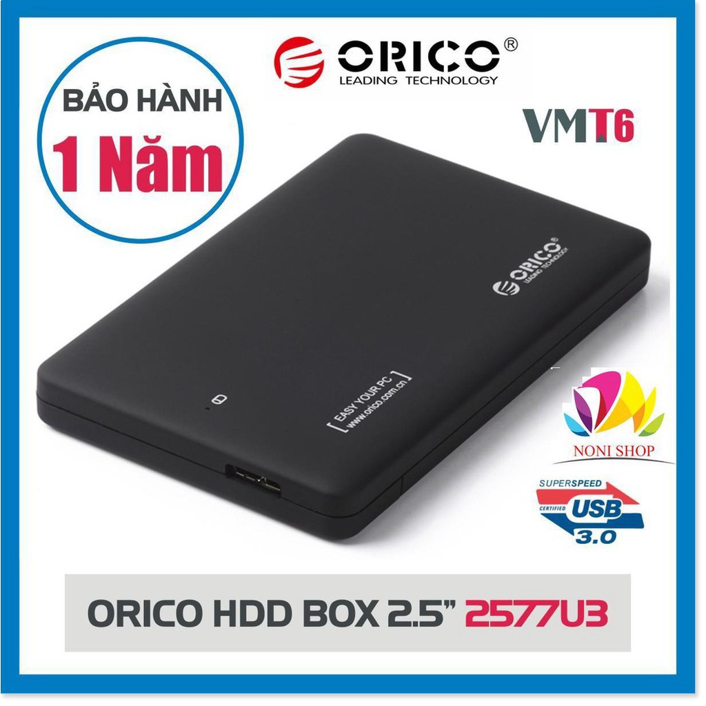 ⚡ Xả kho sập sàn ⚡ Hộp ổ cứng di động ⚡ Hộp Ổ cứng ORICO 2577 US3 Kết Nối Nhanh Chóng ⚡ Bảo hành uy tín